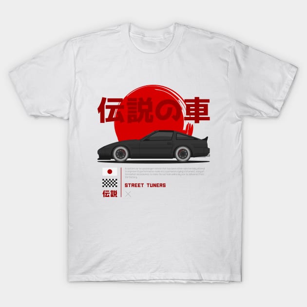 Tuner Black 300ZX Z31 JDM T-Shirt by GoldenTuners